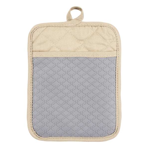 Taupe Silicone Pot Holder
