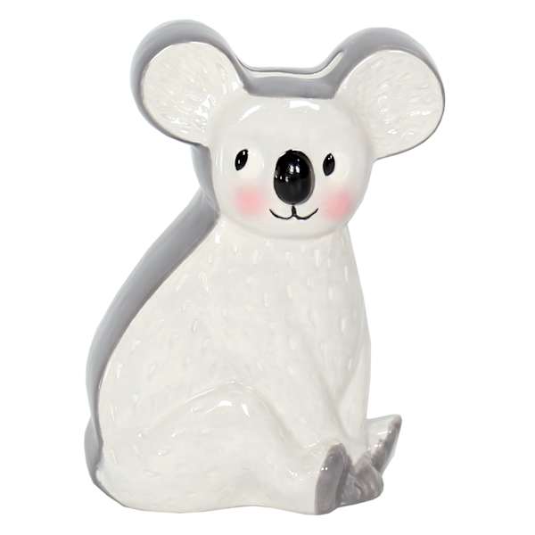 Koala Ceramic Piggy Bank, 6.5"