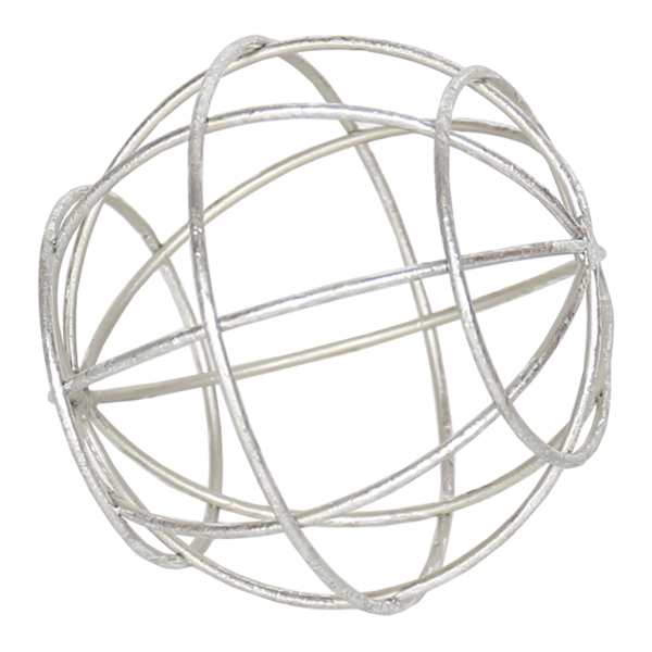 Metal Wire Ball Decor, 4"
