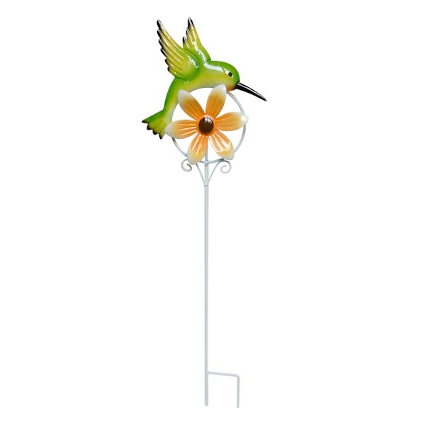 Hummingbird Windmill Yard Stake, 23"