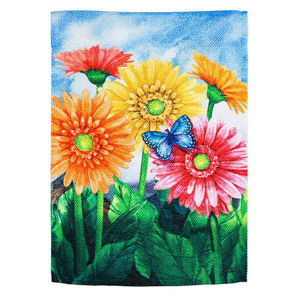 Gerbera Daisies Garden Flag, 18"