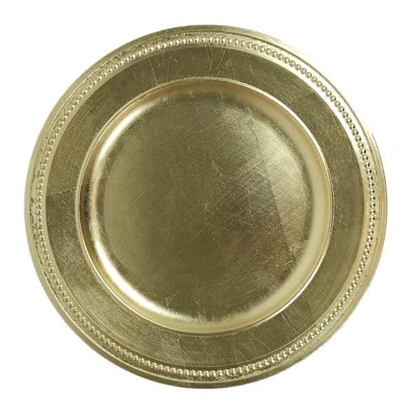 Natural Gold Charger Plate