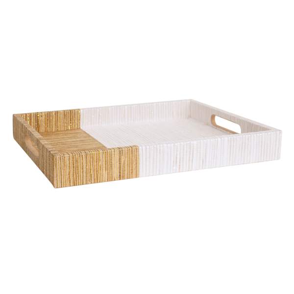 Neutral Woven Tray, 12x16