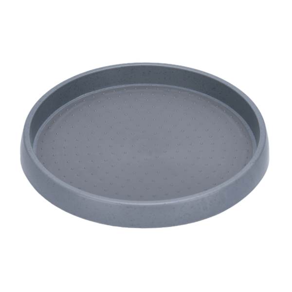 Grey Turntable with Rubber Lining, Small