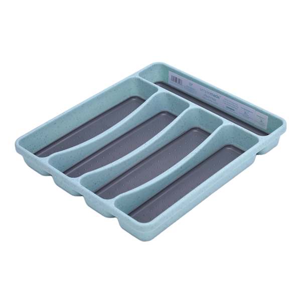 Large Silverware Organizer Tray, Mint Green