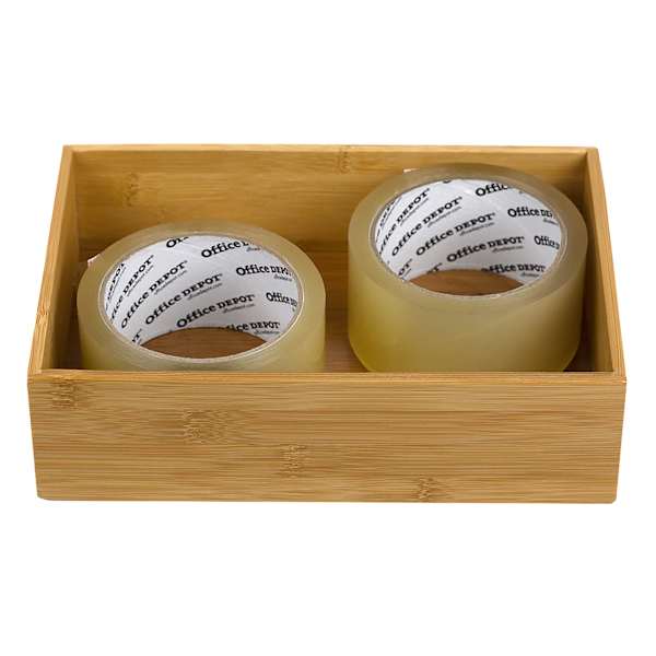 Bamboo Wood Drawer Organizer, 6x9