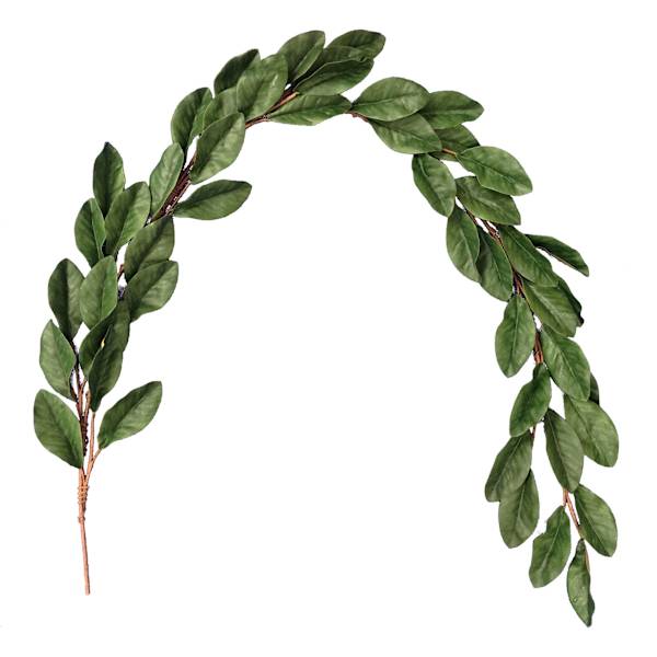 Hanging Magnolia Leaves, 72"