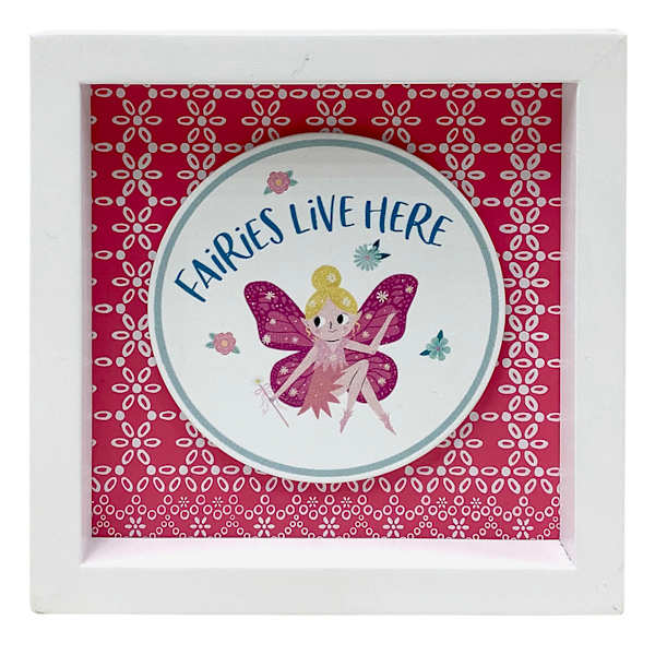 Garden Fairies Live Here Sign, 5.5"