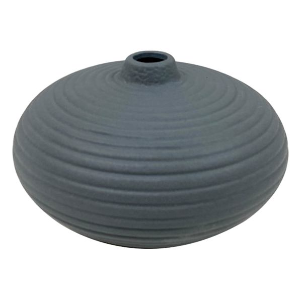 Honeybloom Grey Ceramic Vase, 4"
