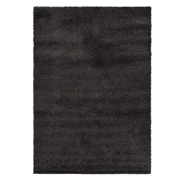 (C180) Parma Dark Grey Shag Area Rug, 8x10