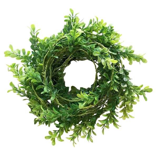 Greenery Leaves Coiled Garland, 20'