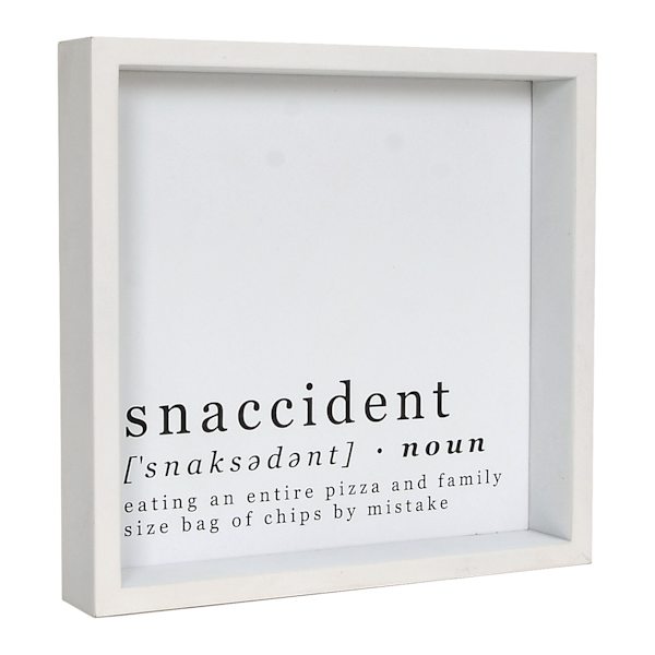 Snaccident Decorative Block, 10"