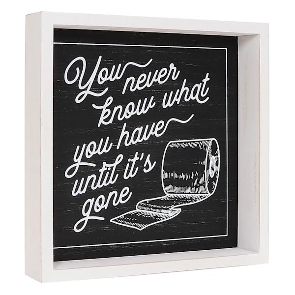 Until It's Gone Decorative Block, 10"