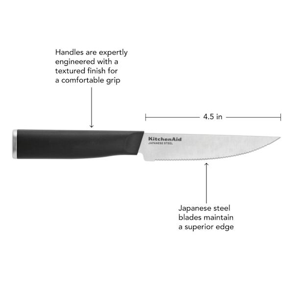 KichenAid 4-Piece Classic Steak Knife Set