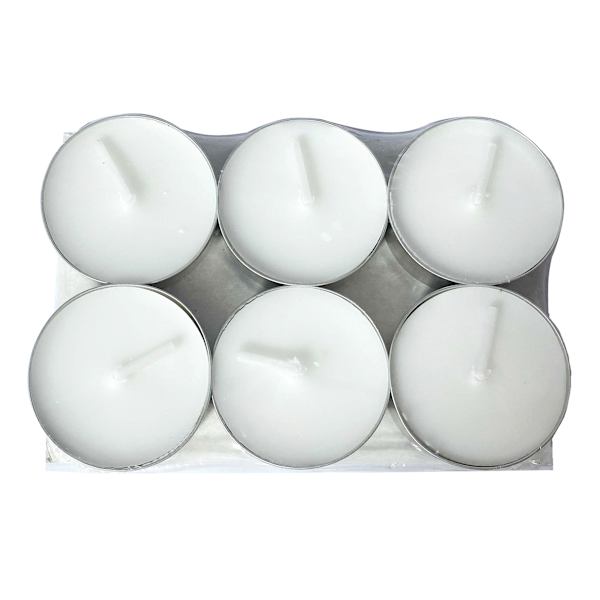 6-Pack Citronella Tealight Candles, 3oz