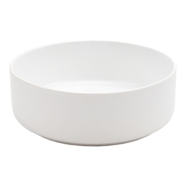 Laila Ali White Stoneware Dinner Bowl