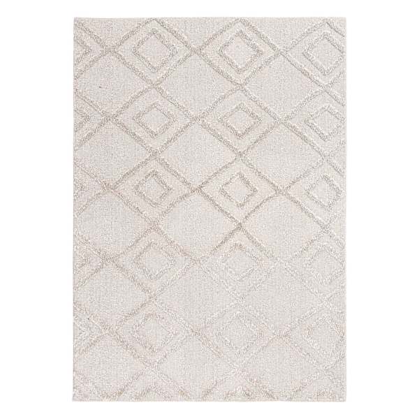 (D560) Brantley Grey Diamond Design Area Rug, 8x10