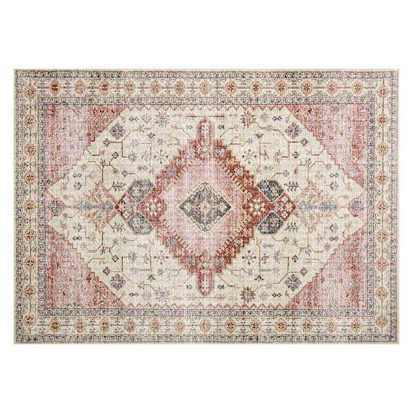 (D581) Khloe Multicolor Medallion Design Area Rug, 5x7