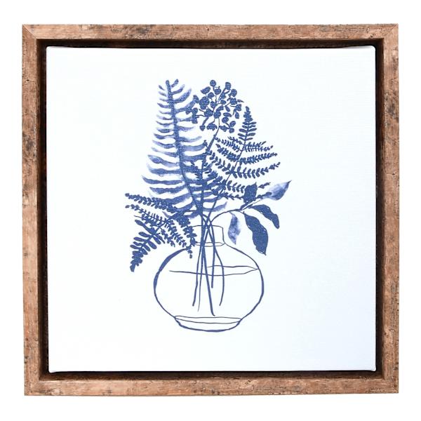 Honeybloom Plant in Vase Botanical Canvas Wall Art, 8x8