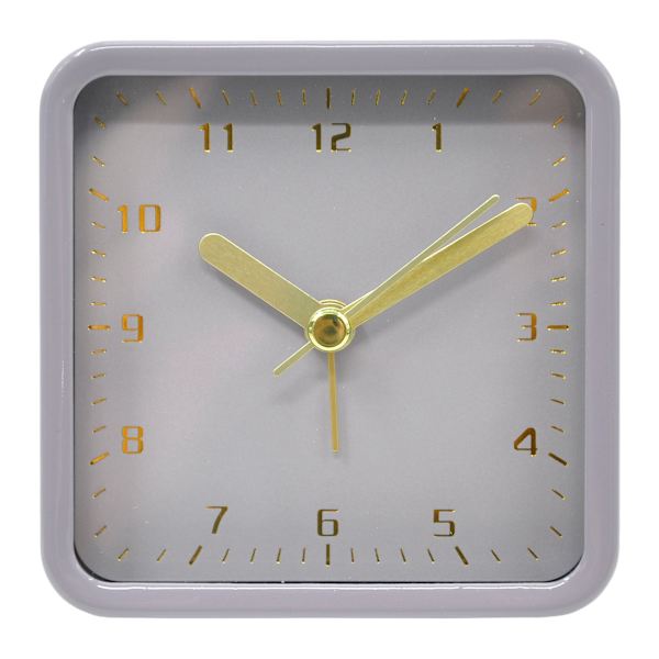 Purple Square Clock, 3"