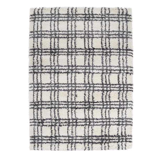 (C122) Honeybloom Shag Area Rug, 8x10