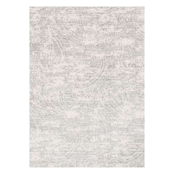 (A252) Willow Grey Microfiber Area Rug, 5x7