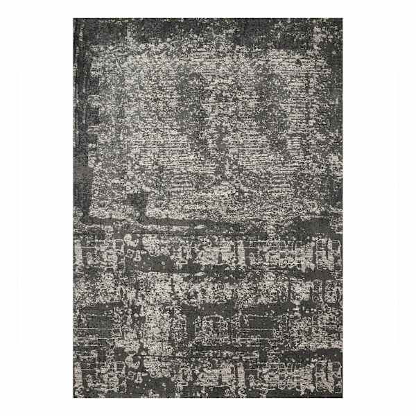 (B528) Holden Abstract Grey Area Rug, 7x10