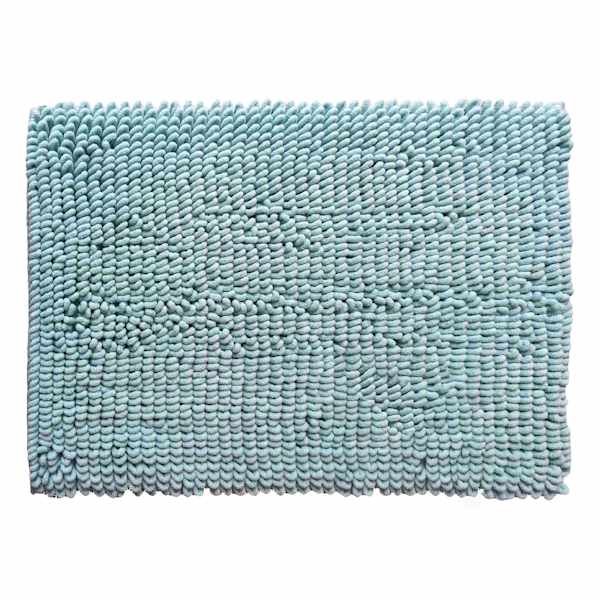 Alyssa Aqua Bath Mat, 17x24