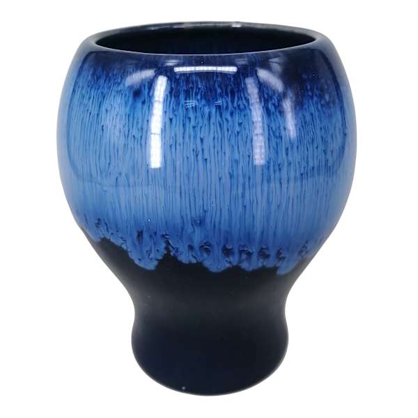 Tracey Boyd Blue Ceramic Vase, 5"
