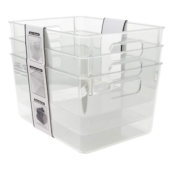 Clear storage totes cheap