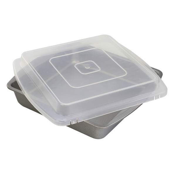Square Covered Cake Pan, 9"