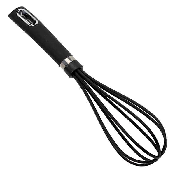 Black Plastic Whisk, 13.5"