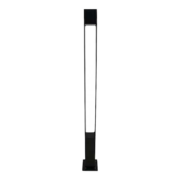 Oversized Black Square Candle Holder, 31.5"