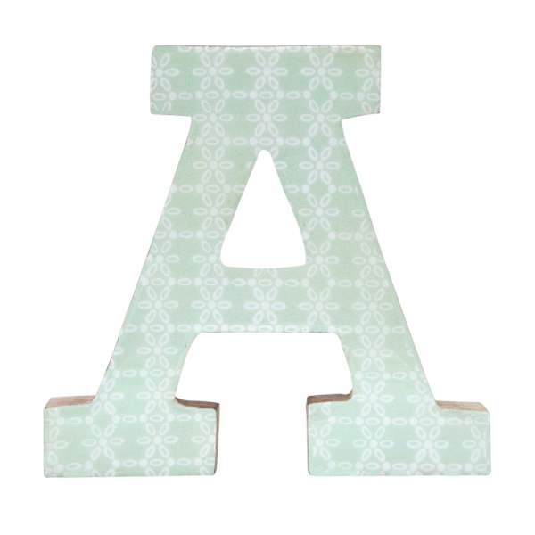 Decal Wooden Letter, A