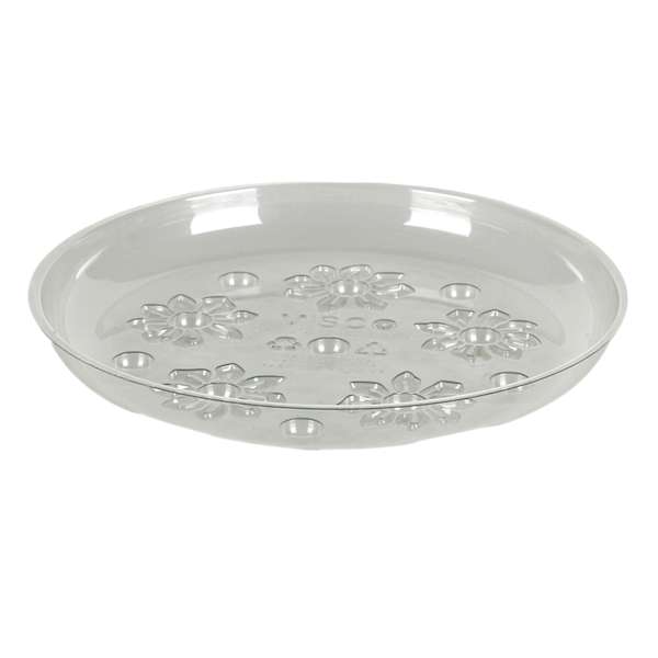 Clear Floor Guard Outdoor Plant Saucer, Small