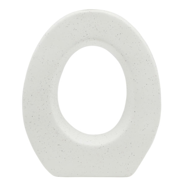 Crosby St. White Ceramic Decor, 2.8"