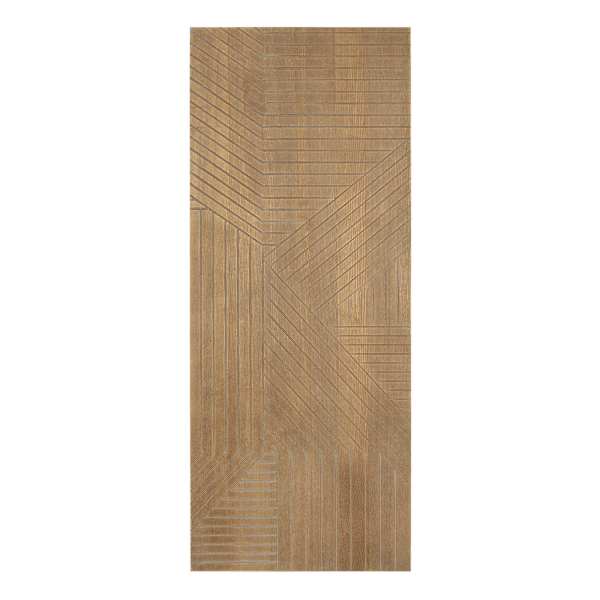 Found & Fable Carved Wood Panel Wall Art, 17x42