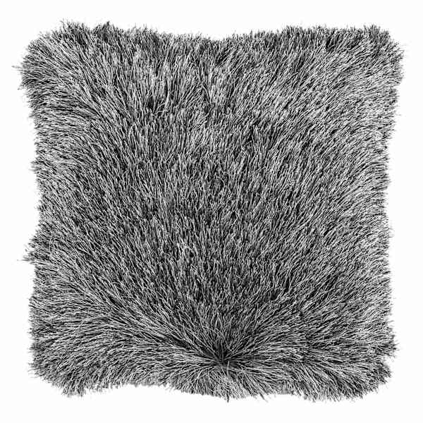 Laila Ali Grey Shag Square Outdoor Throw Pillow, 16"
