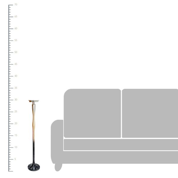 Ombre Pillar Candle Holder, 30"