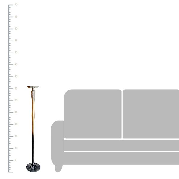 Ombre Pillar Candle Holder, 36"