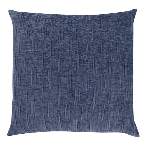 Blue Diamond Dash Chenille Throw Pillow, 18"
