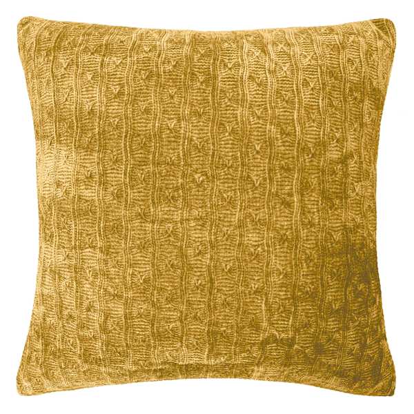 Menlo Gold Chenille Throw Pillow, 18"