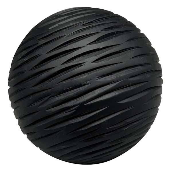 Found & Fable Black Decorative Orb, 4"