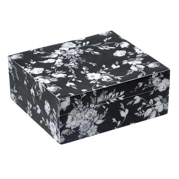 Providence Black & White Floral Full Decal Box, 5x4