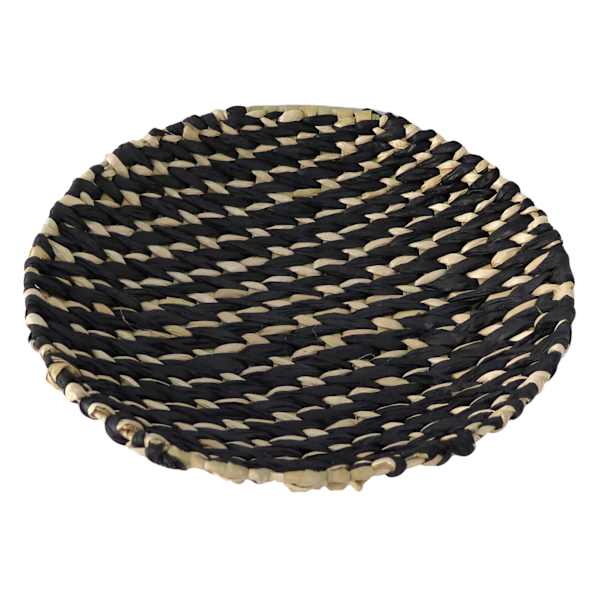 Found & Fable Handwoven Rattan Decorative Round Wall Basket, 13"