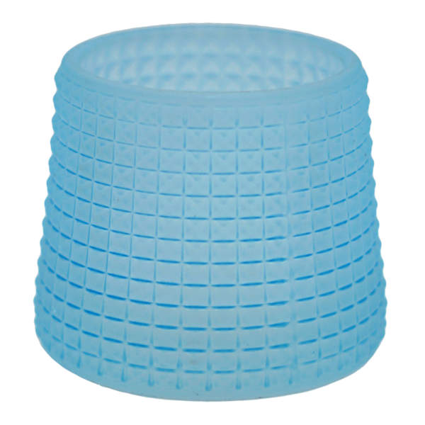 Ty Pennington Frosted Teal Glass Tealight Candle Holder, 3"