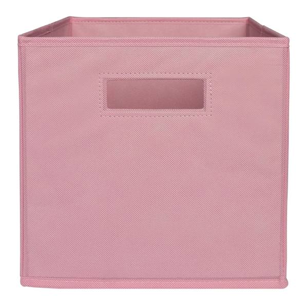 Tiny Dreamers 3-Pack Kids Cube Storage Bin, Strawberry Cream