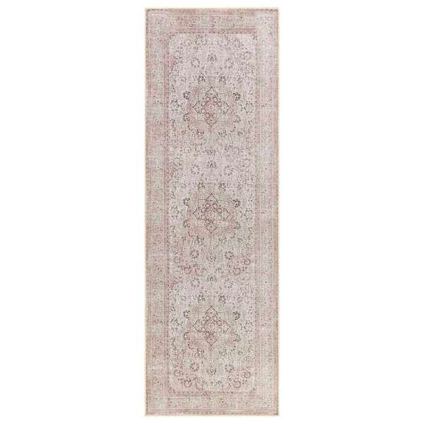 Amelie Neutral Washable Runner, 2x8