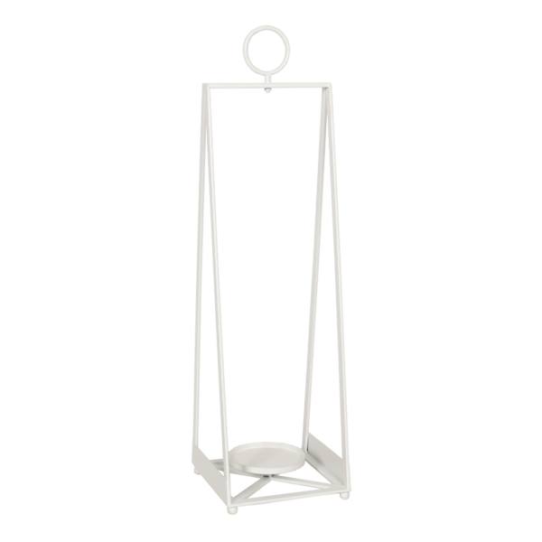 Honeybloom White Metal Lantern, 29"