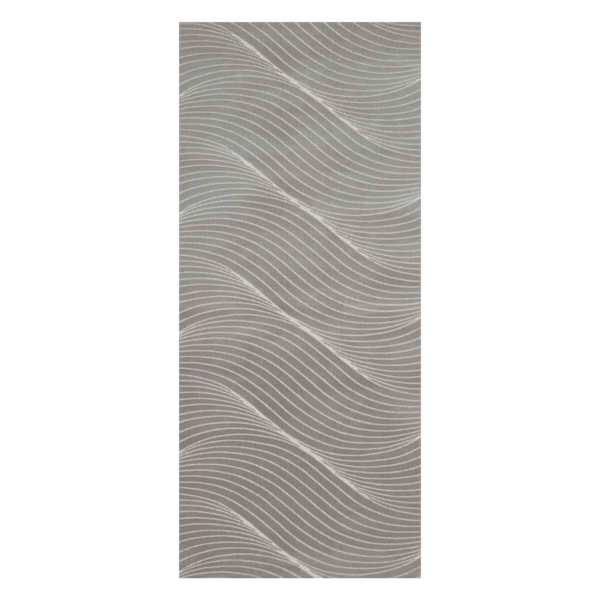 (B758) Channing Beige Swirled Runner, 2x7
